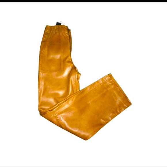 ❤️❤️”ZARA”💜💜NWT💛💛BUTTER SOFT LEATHER💚💚 - Picture 8 of 9